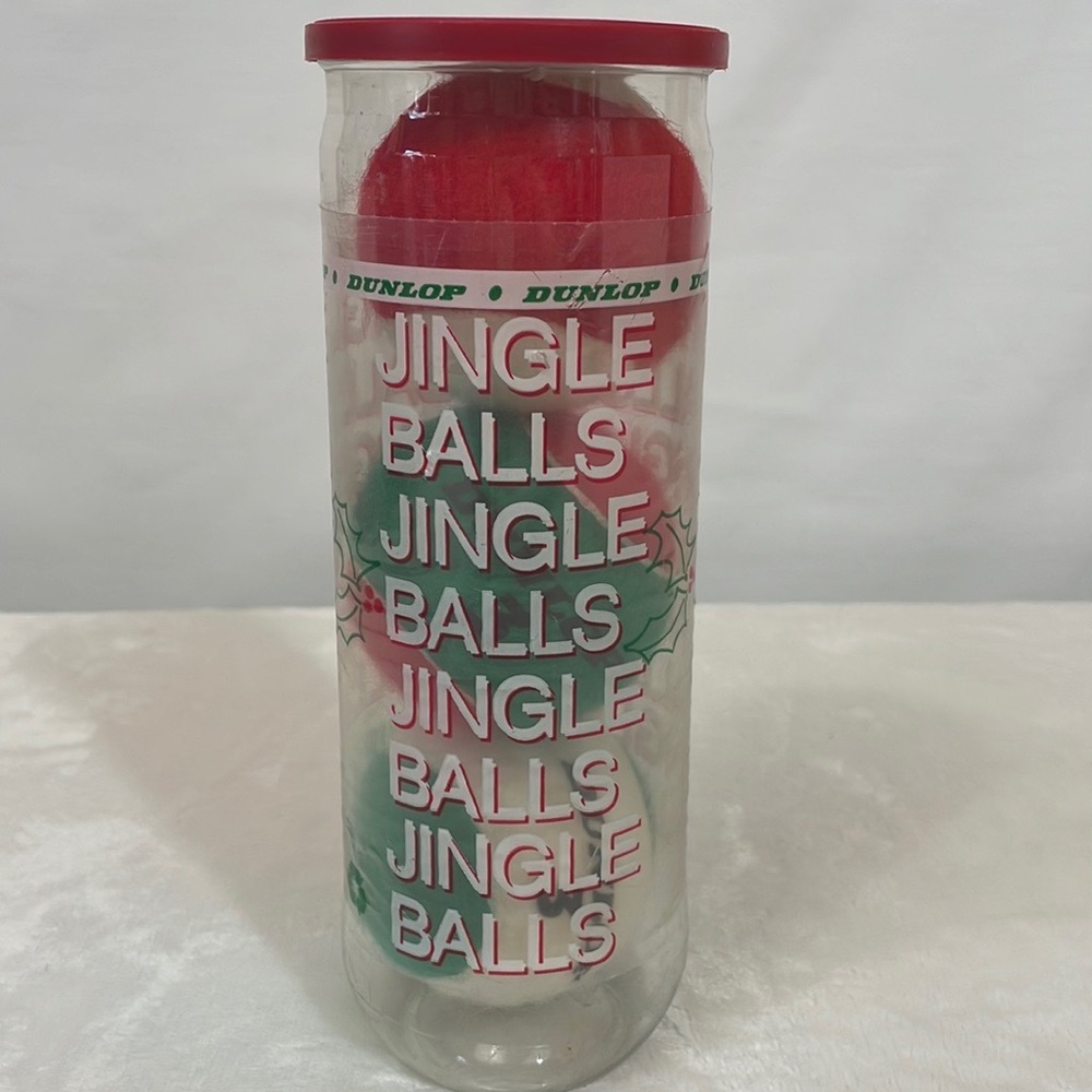 Dunlop Vintage “Jingle Balls” Holiday Inspired Tennis Balls-Sealed